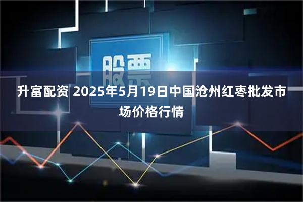 升富配资 2025年5月19日中国沧州红枣批发市场价格行情