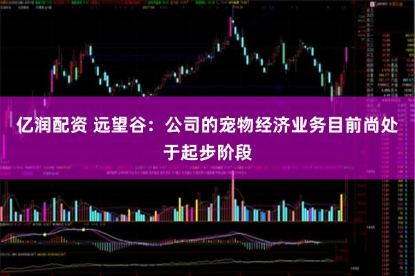 亿润配资 远望谷：公司的宠物经济业务目前尚处于起步阶段